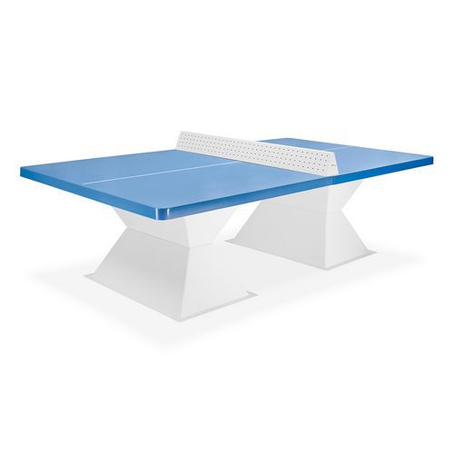 Table de tennis de table - Resitech HD60 allweather coins arrondis