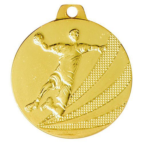 Médaille - handball - or - 40 mm Médaille - handball - or - 40 mm