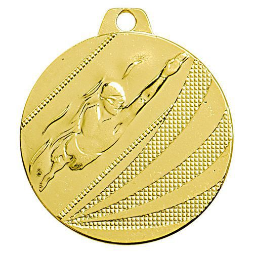 Médaille - natation - or - 40 mm Médaille - natation - or - 40 mm