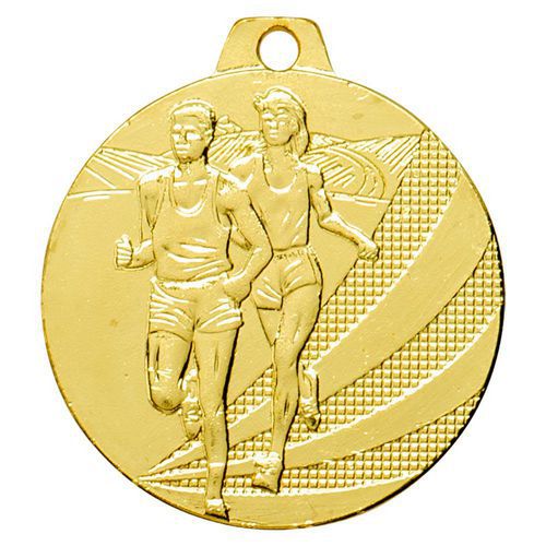 Médaille - course - or - 40 mm
