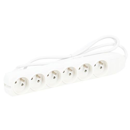 Multiprise 230V 6 prises NF - Manutan Expert