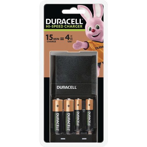 Chargeur pile rechargeable 15 minutes - CEF27 - Duracell Chargeur pile rechargeable 15 minutes - CEF27 - Duracell