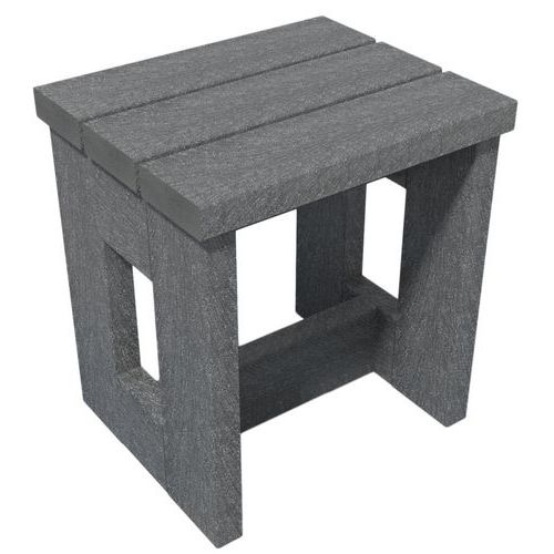 Tabouret bas Canopée plastique recyclé Espace Urbain Tabouret bas Canopée plastique recyclé Espace Urbain