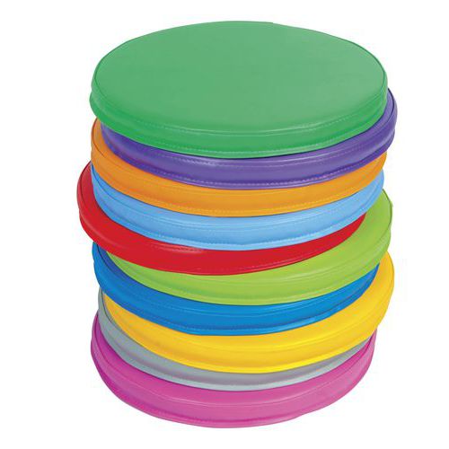Lot de 10 coussins LudiKid 10 couleurs - Manutan Expert Lot de 10 coussins LudiKid 10 couleurs - Manutan Expert