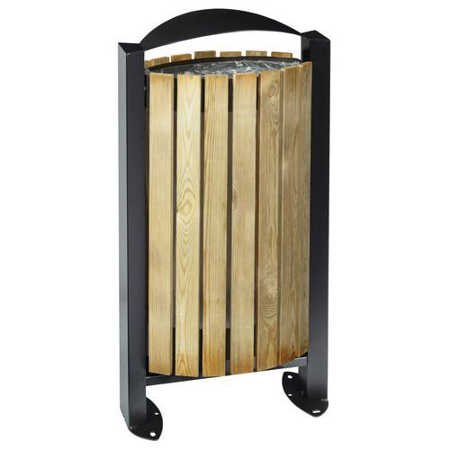 Poubelle 60l Arkea facade bois Rossignol Pro Poubelle 60l Arkea facade bois Rossignol Pro