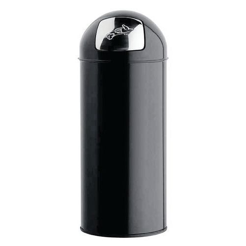La poubelle grand volume avec trappe Basic 45 l Noir Rossignol Pro La poubelle grand volume avec trappe Basic 45 l Noir Rossignol Pro