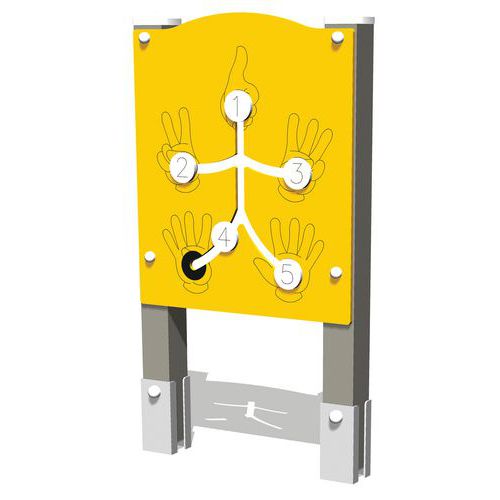 Panneau ludique compter alu