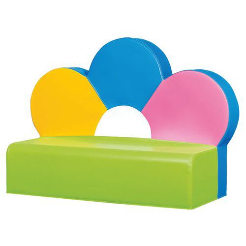 Canapé mousse - fleur