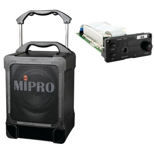Pack sono portable MA707PAD CD/MP3/BT + récepteur MIPRO