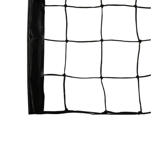 Paire filets foot à 11 bande PVC fil fil Ø4mm maille simple forme Européenne