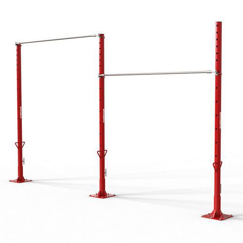 Barre fixe sans haubans - 2 places - Gymnova