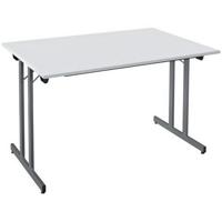 Table pliante multi-usage 120X70 CM Gris/Gris