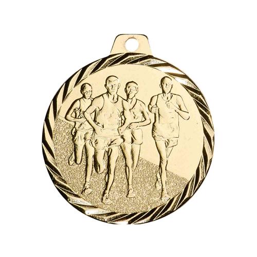 Médaille De Course En Alliage De Zinc Avec Cordon - 49x7 Cm - Pour Marathon, Compétition Sportive - 10
