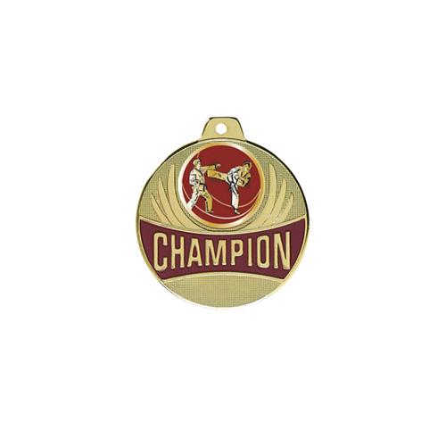 Médaille karaté - champion - 50mm.