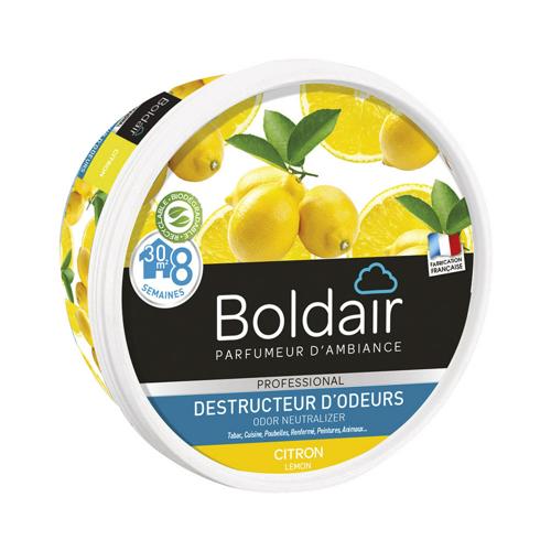 Gel destructeur d'odeurs - Boldair - citron 300 g