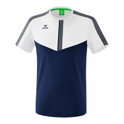 T-shirt - Erima - squad enfant blanc/new navy/slate grey