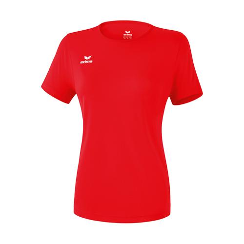 T-shirt fonctionnel teamsport - Erima - casual basic femme rouge