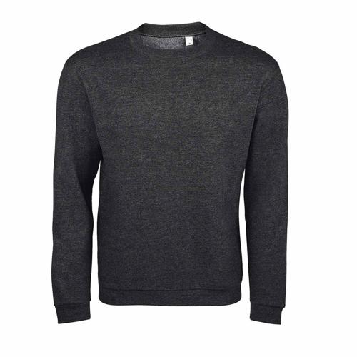 Sweat personnalisable col rond en coton ANTHRACITE CHIN