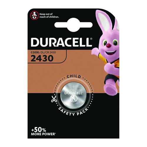 Pile boutons Lithium CR2430 - Duracell