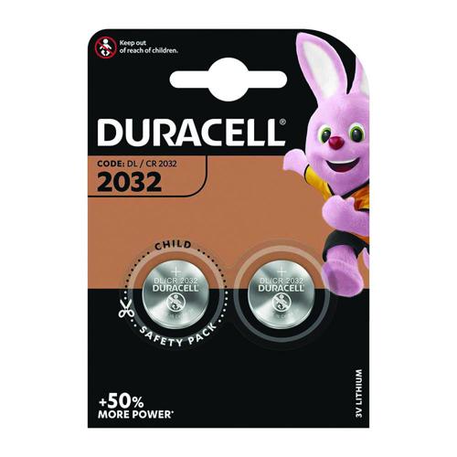Pile bouton Lithium CR2032 - Pack de 2 - Duracell