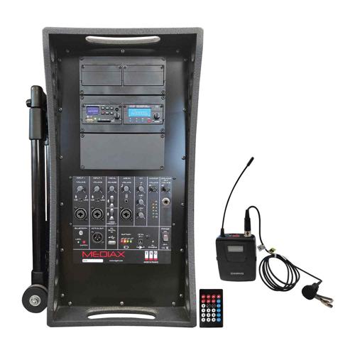 Sono Mediax 250W - récepteur/émetteur - lecteur enr. - micro - trolley