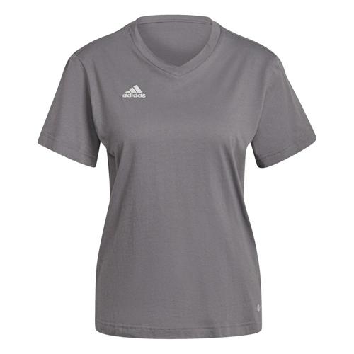 Tee-shirt femme - adidas - entrada 22 gris