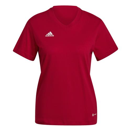 Tee-shirt femme - adidas - entrada 22 rouge