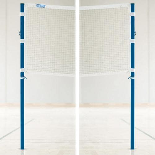 Ensemble poteaux et filet de badminton - compétition à sceller