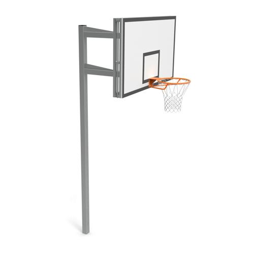 But de basket Toronto, hauteur réglable, 180 x 105 cm, scellement direct - GES
