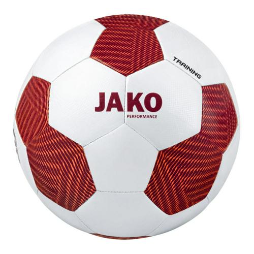 Ballon foot - Jako - striker 2.0 taille 5 blanc et rouge