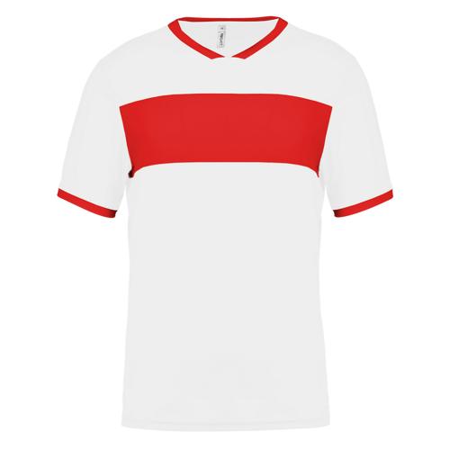Maillot Now One Blanc/Rouge Adulte