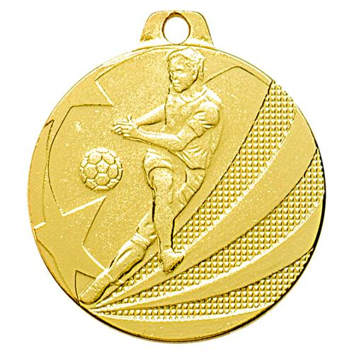 Médaille - football joueur - or - 40 mm