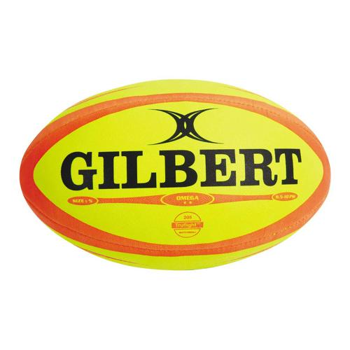 Ballon de rugby - Gilbert - omega pro fluo