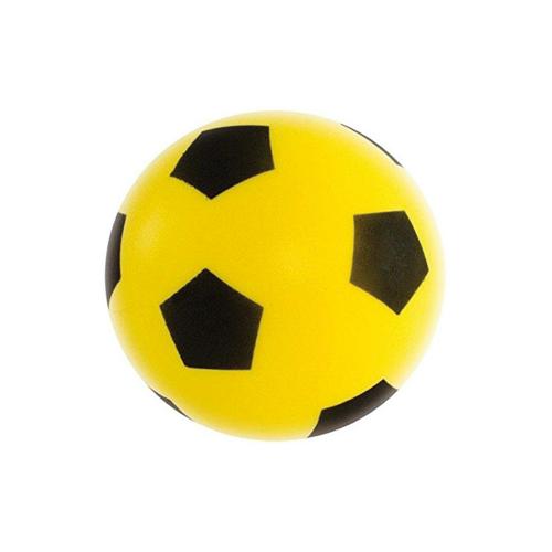 Ballon de football en mousse softelef' jaune