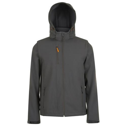 Veste Softshell Casal manches amovibles Anthracite