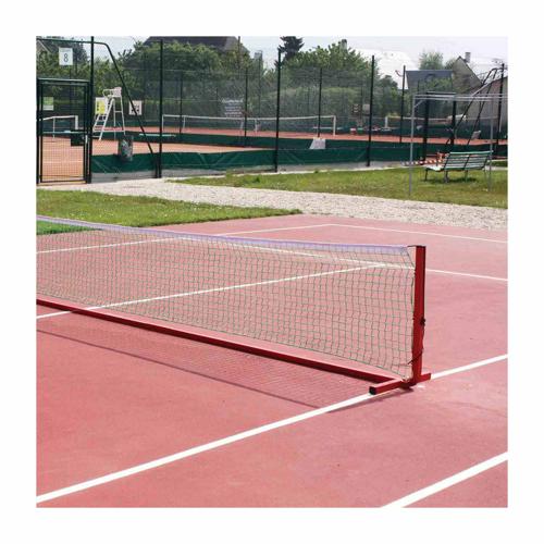 Poteaux de mini tennis mobiles - en aluminium longueur 3m sans filet