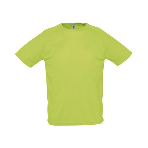 Tee-shirt personnalisable uni technic PES adulte vert pomme