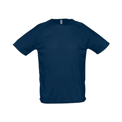 Tee-shirt personnalisable uni technic PES adulte marine