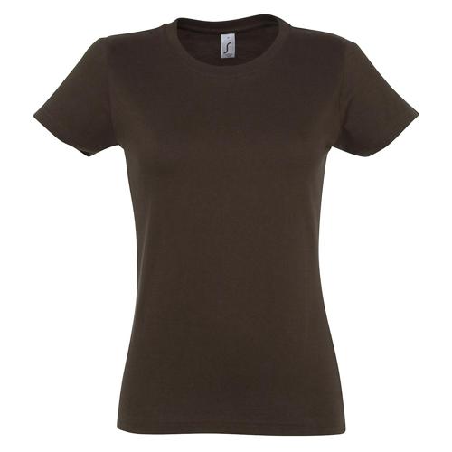 Tee-shirt personnalisable Active 190 g femme chocolat