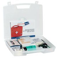 Trousse de secours URGENCE, valise avec poignée soin pour 5 personnes