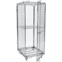 Roll-conteneur de sécurité - acier zingué - Force 600 kg - Manutan