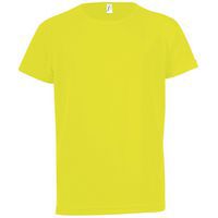 Tee-shirt personnalisable technic PES enfant jaune fluo