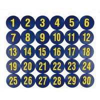 SET DE MARQUAGE 30 PIECES NUMEROTEES