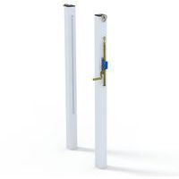 Poteaux acier carres tennis