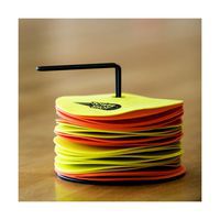 Lot de 24 disques de marquage 2 couleurs - Jaune/orange