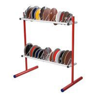 Chariot de rangement pour disques d'athlétisme