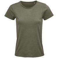 Tee-shirt personnalisable femme coton organique bio Jersey 150 KAKI