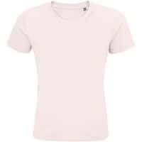 Tee-shirt personnalisable enfant coton organique bio Jersey 175 ROSE PÂLE