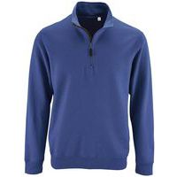 Sweat personnalisable col camionneur en coton ROYAL