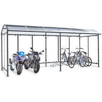 Abri complémentaire pour ratelier vélos B814C - Mottez